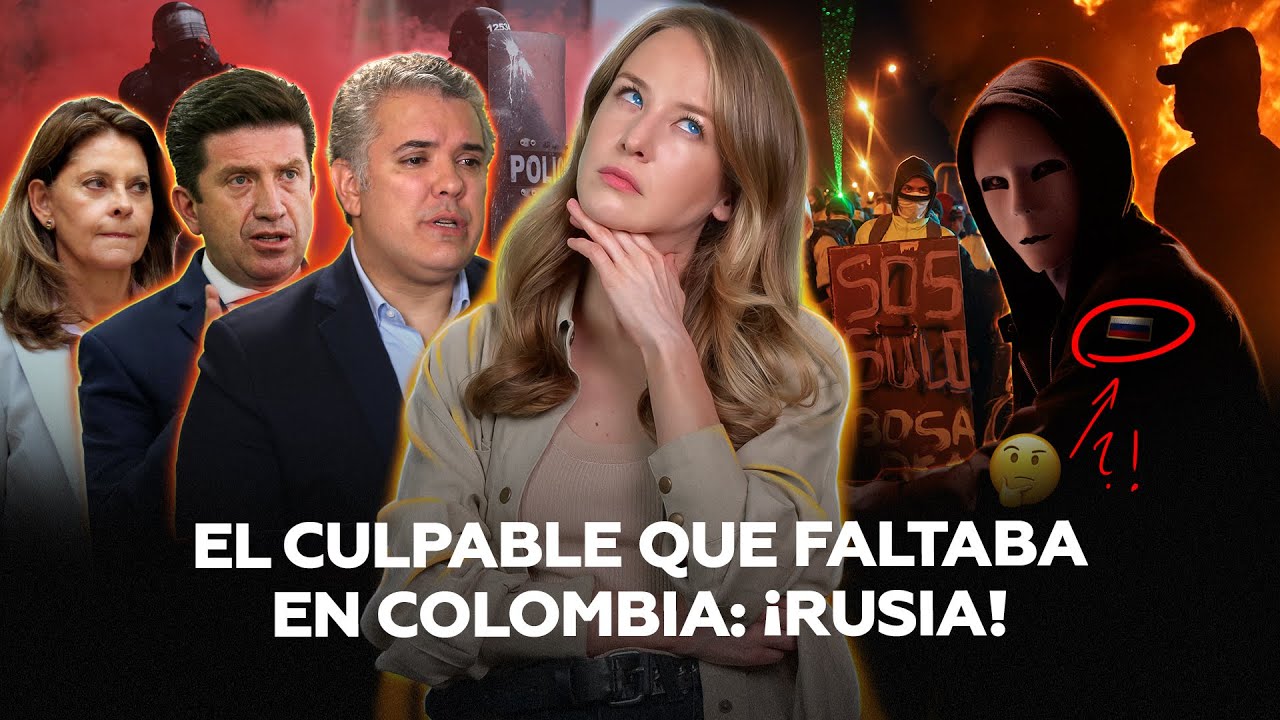 ¡La que faltaba! Gobierno colombiano incluye a Rusia entre “quienes agitan las protestas”
