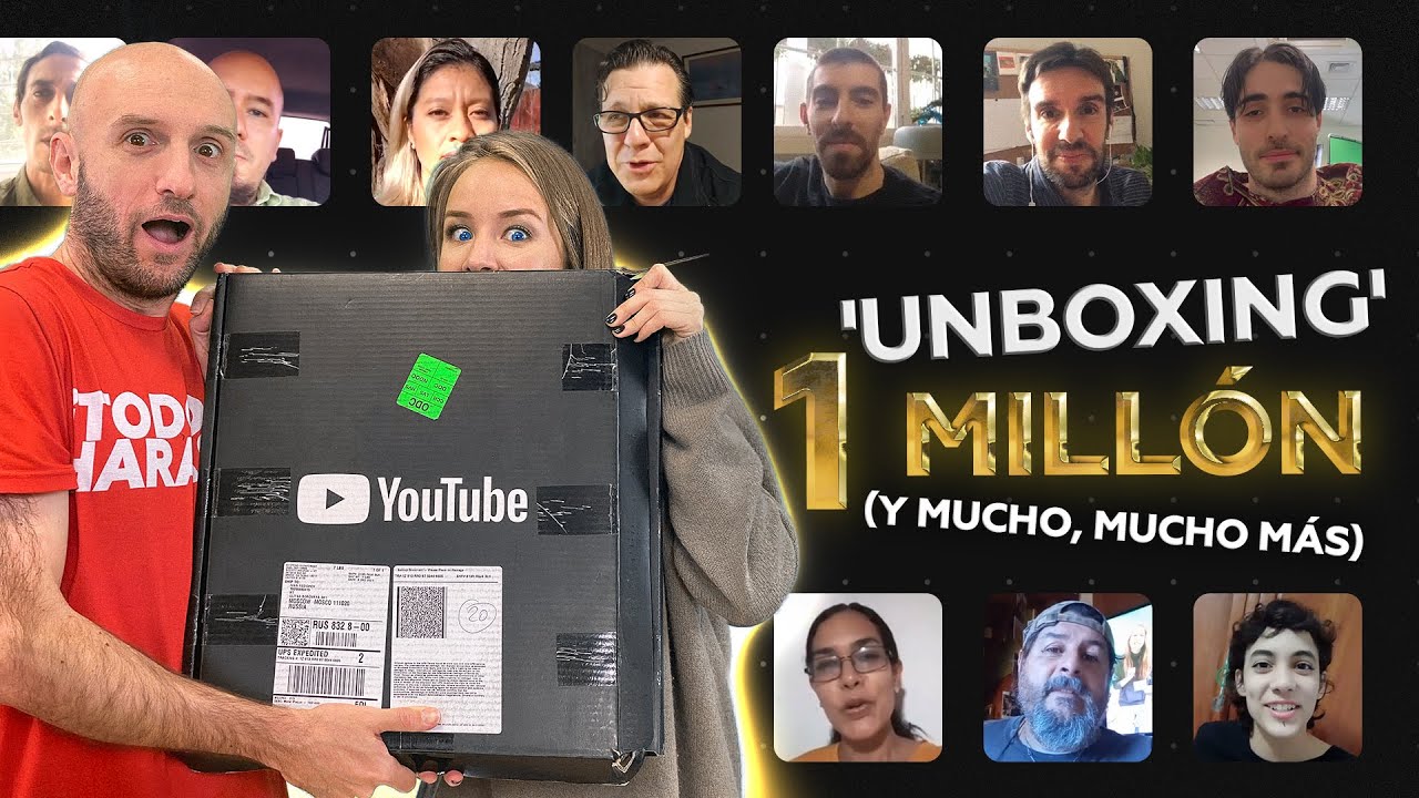 ¡Un millón de suscriptores! Unboxing, algo de nosotros, mucho de ustedes y más sorpresas para 2022