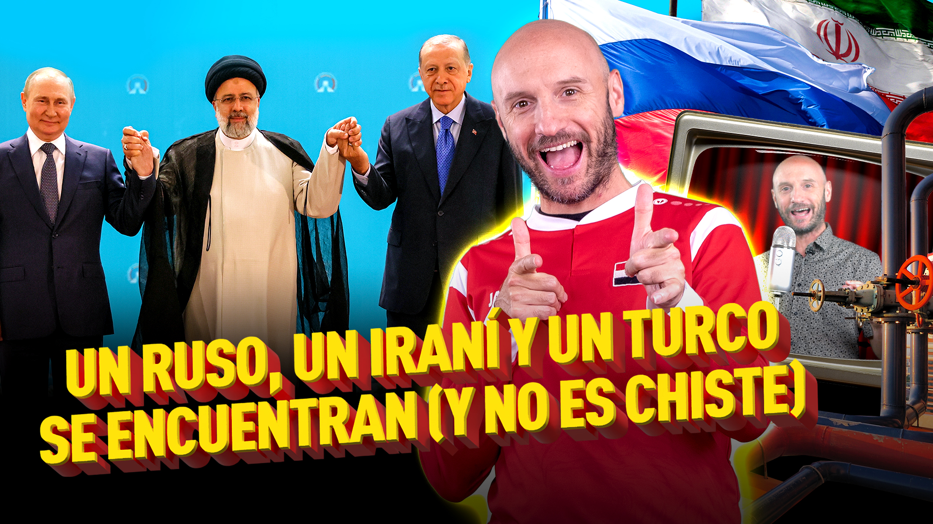 Gas, dólar, guerra y EE.UU. Los temas del encuentro Putin (Rusia), Raisi (Irán) y Erdogan (Turquía)