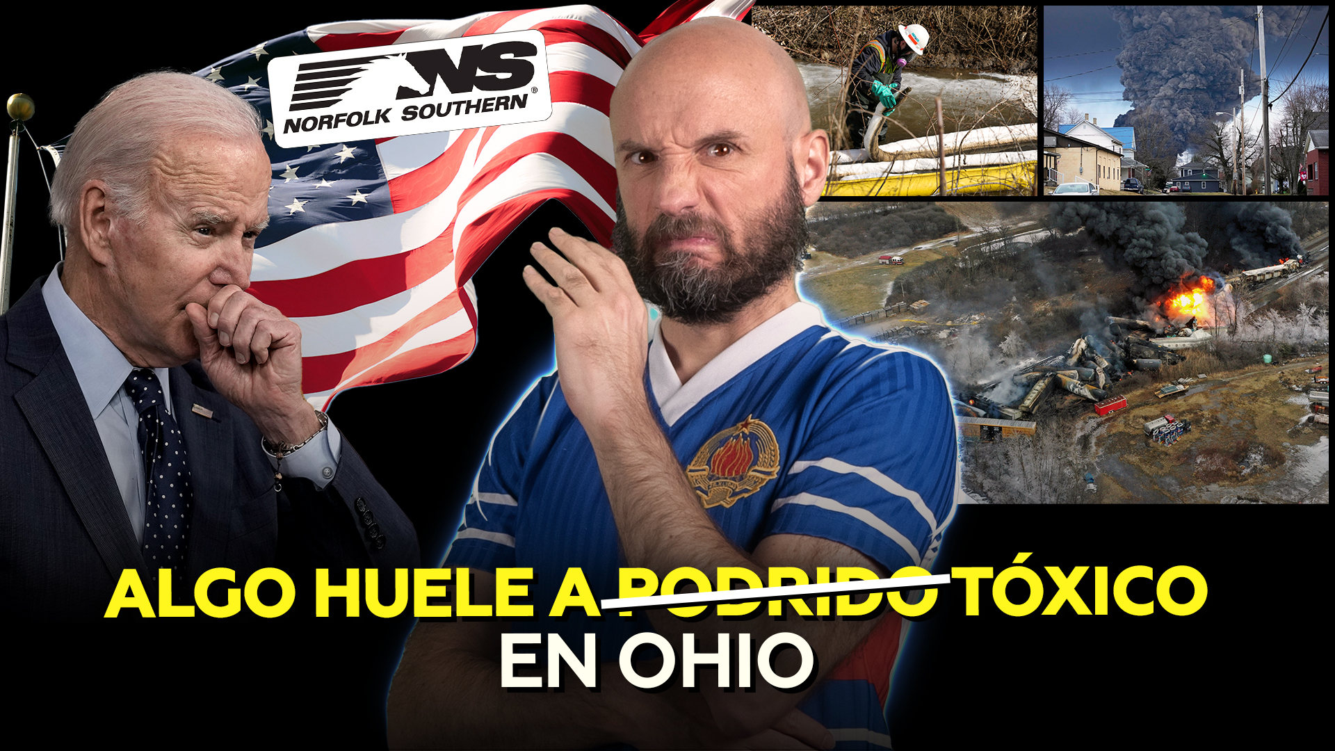 Tren ‘tóxico’ descarrila en Ohio: ¿desastre ambiental… o ambiental y mediático en East Palestine?