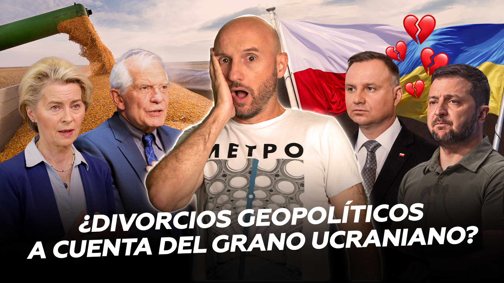 Granos ucranianos ‘atragantan’ a la Unión Europea: ¿fin del ‘matrimonio’ Ucrania-Polonia?