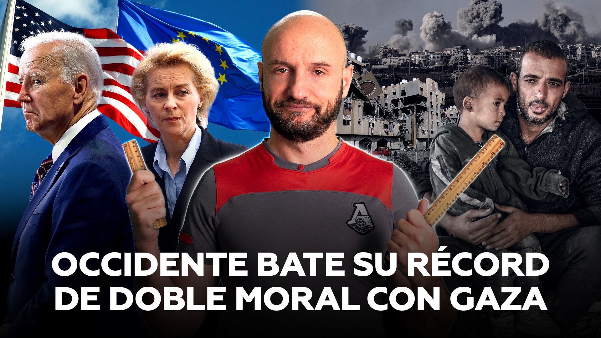 Rusia, Ucrania, Gaza e Israel: el discurso occidental no pasa la prueba del doble rasero