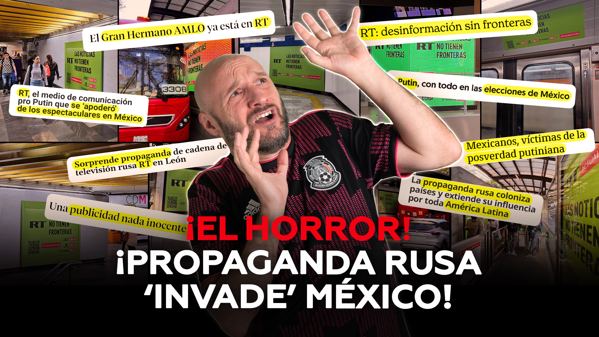 Publicidad de RT ‘invade’ las calles de México y causa revuelo mediático y político