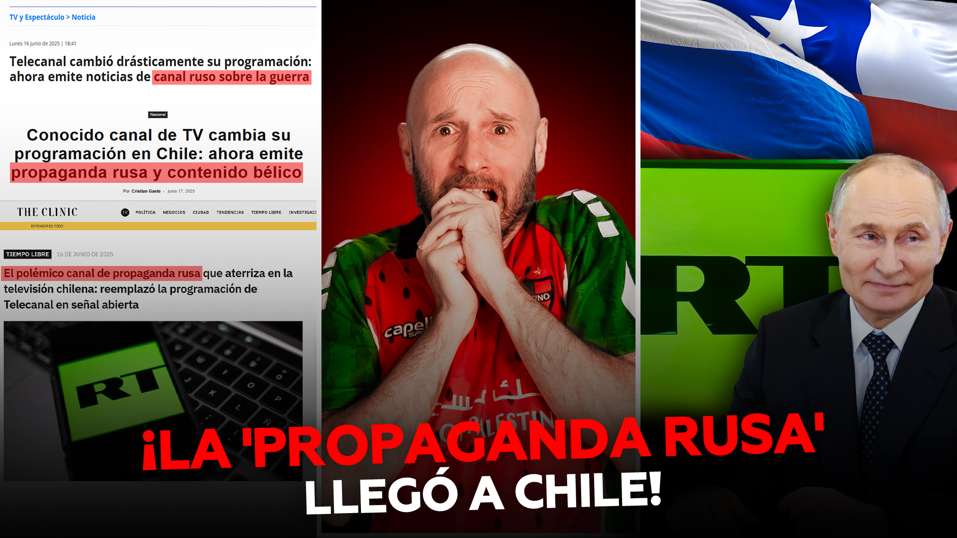 Escándalo en Chile por la llegada de RT en Español a la televisión abierta