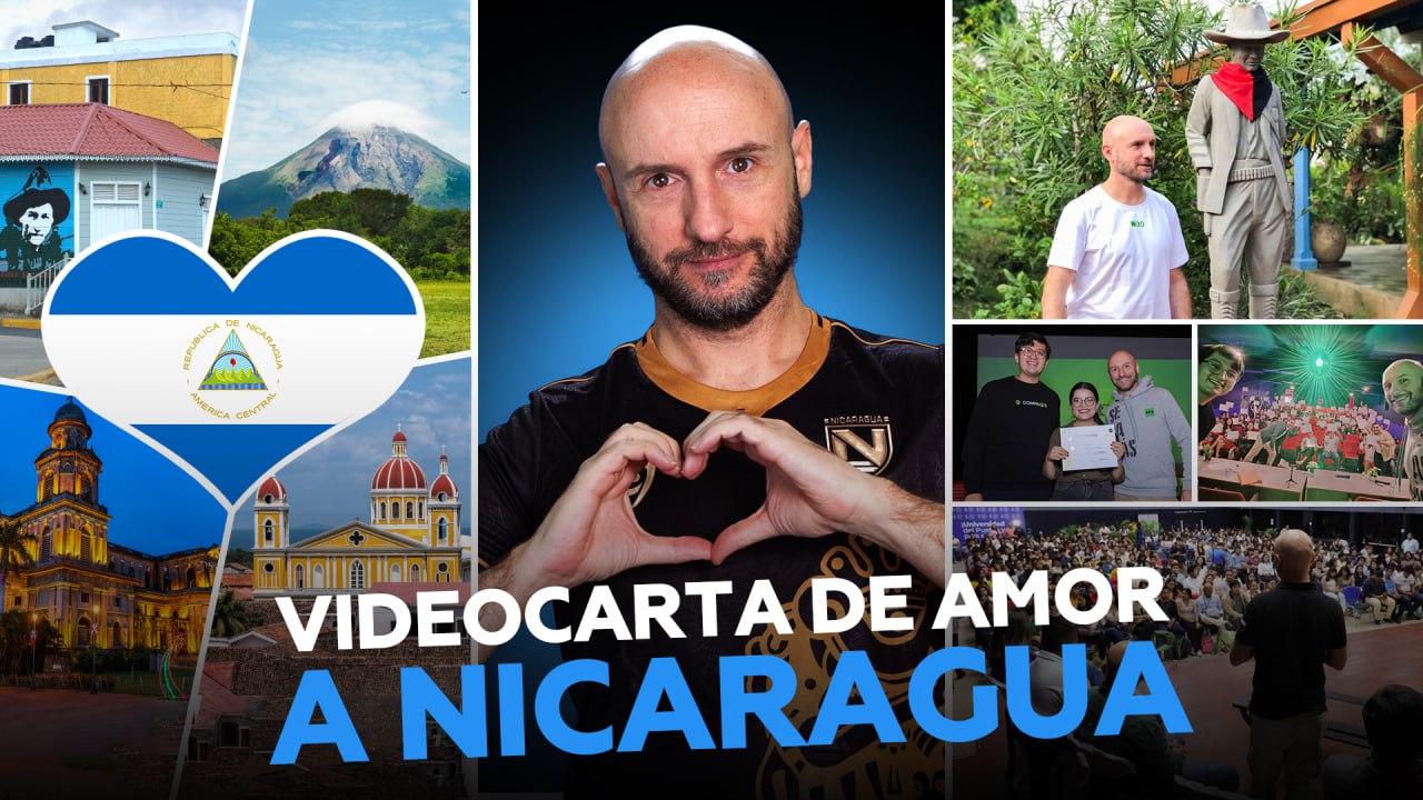 Nicaragua en el corazón: videocarta de amor a la patria de Sandino