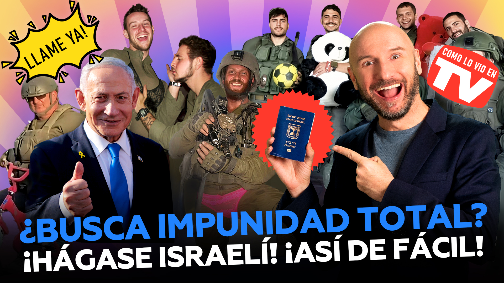 ¿Quiere ser 100 % impune? ¡Hágase israelí! ¡Llame ya al 0800-IMPUNIDAD TOTAL!