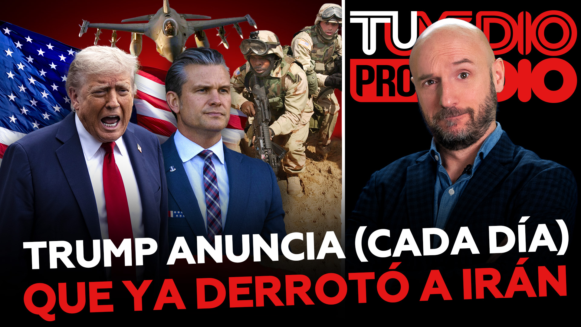 Trump dice que EE.UU. derrotó a Irán (y lo dice cada día desde hace tres semanas)