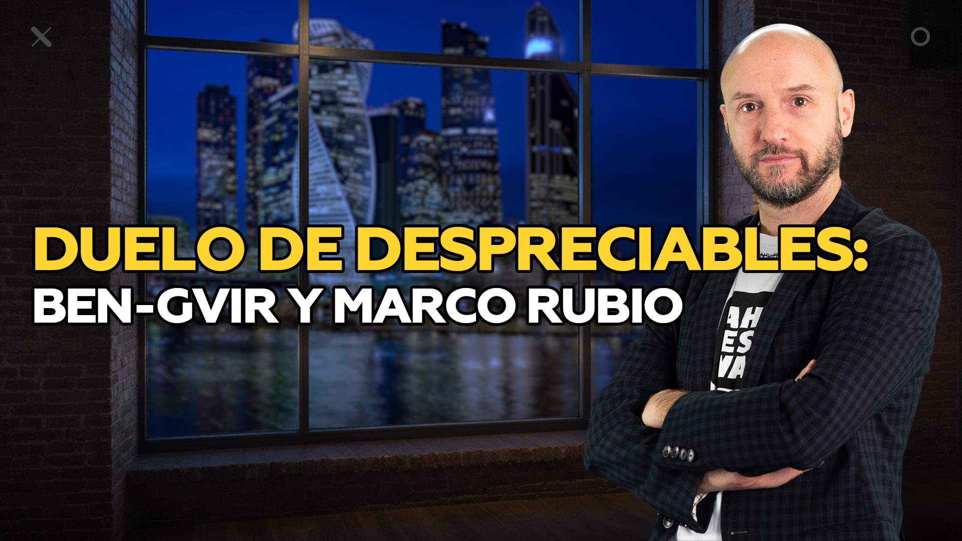 Concurso de seres despreciables: Ben-Gvir y Marco Rubio rivalizan por el primer puesto