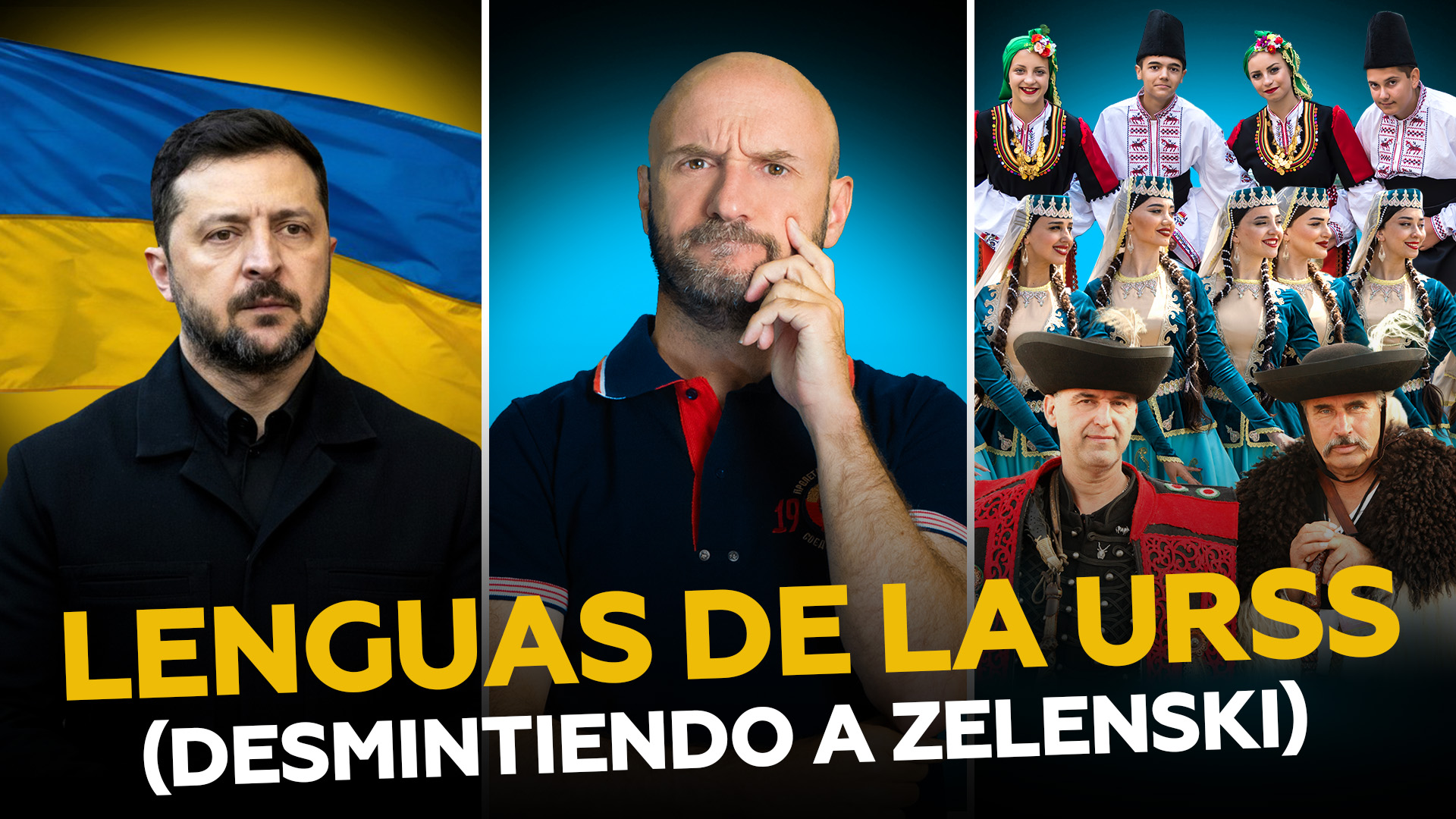 Lenguas de la Unión Soviética: nueva mentira de Zelenski (de magnitud histórica)