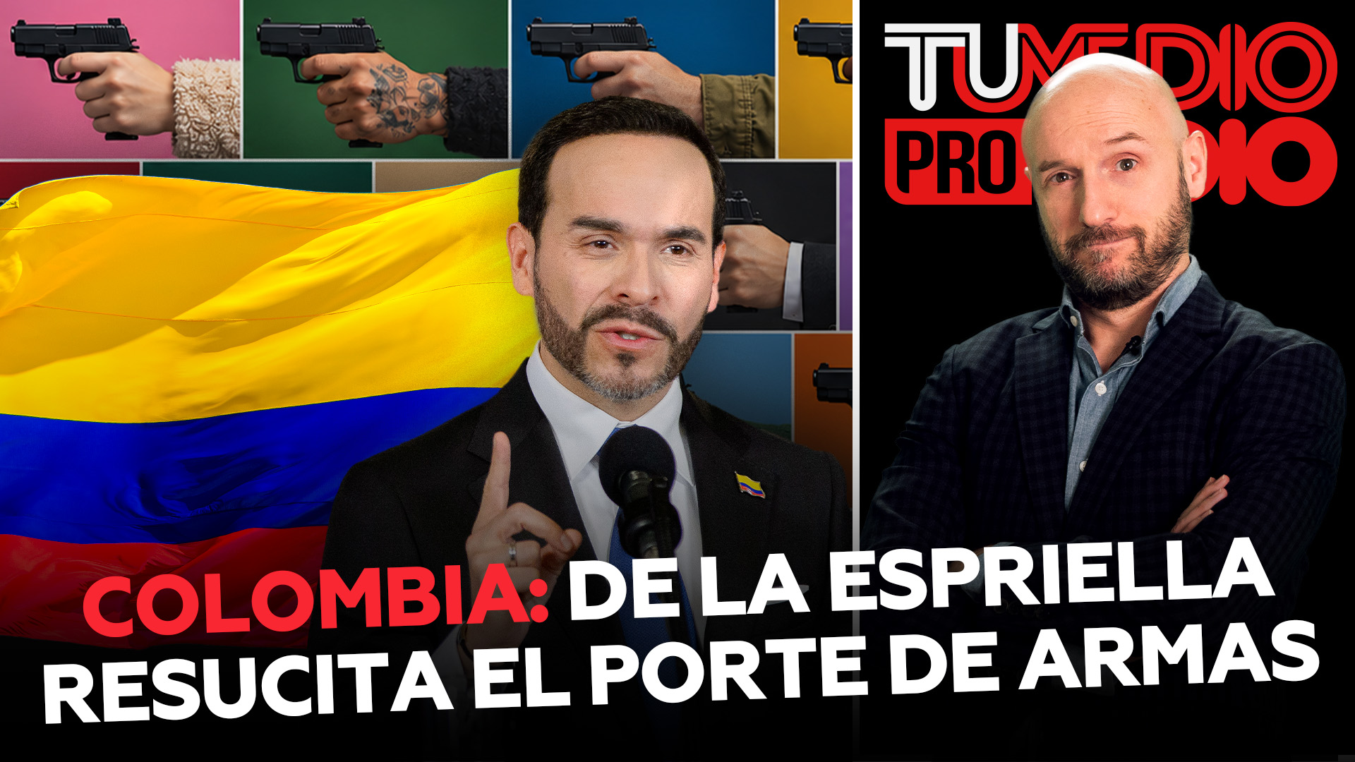 Vuelve el porte libre de armas a Colombia (y TuMedio ProMedio lo celebra… o lo intenta)